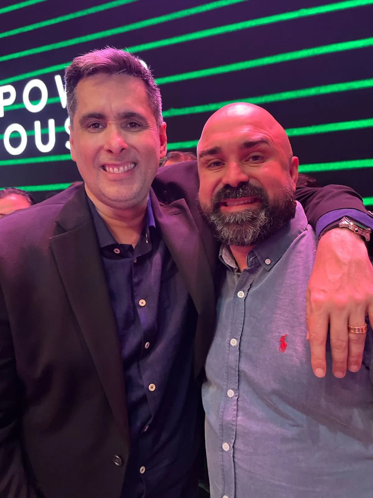 Fábio Torres em evento de networking