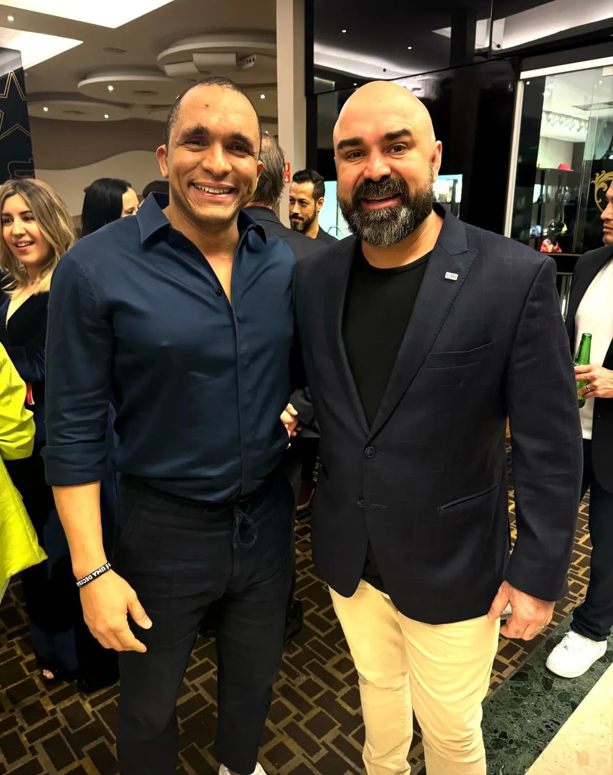 Fábio Torres em evento de networking