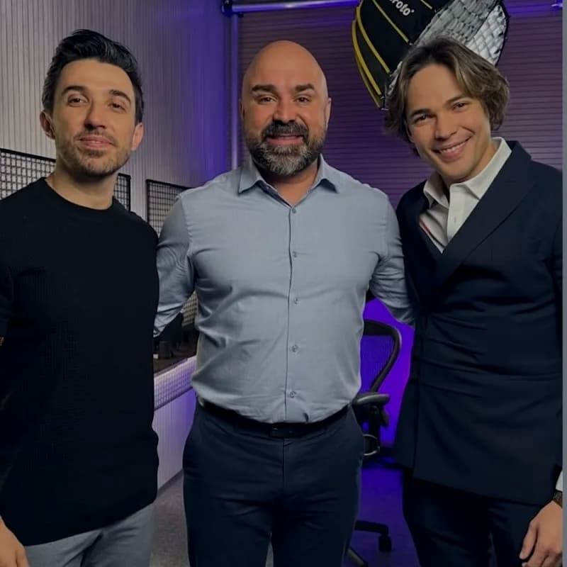 Fábio Torres com empresários